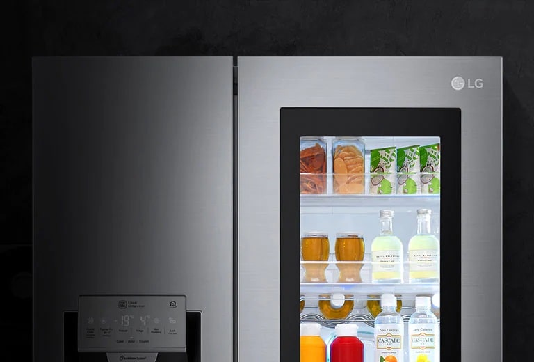 LG 889 Litres 2 Star Frost Free Inverter Linear French Door Refrigerator  (InstaView Door-in-Door, GR-X31FMQHL, Matt Black)