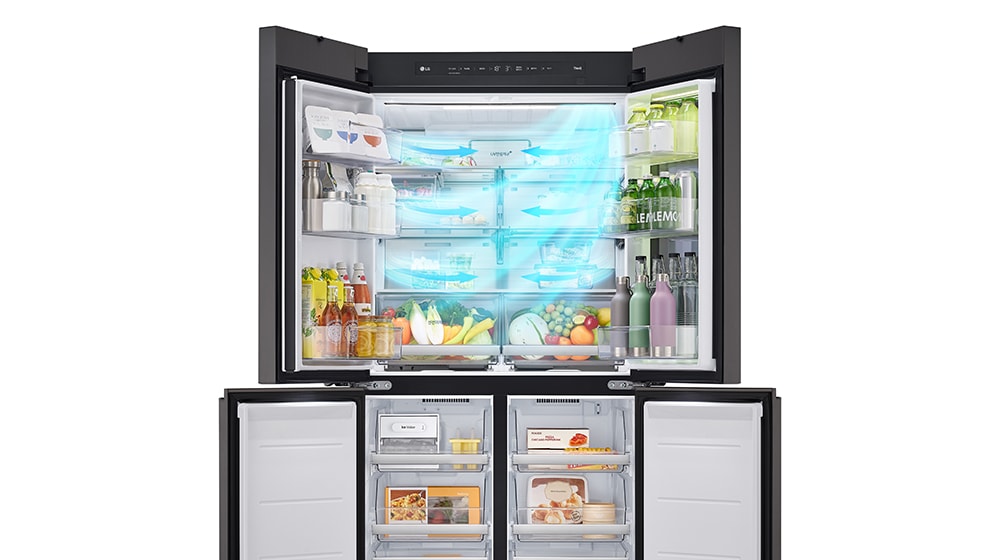 Cools from front and back