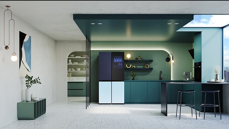 Bring flavor to your kitchen with fresh food and food and funky lights.