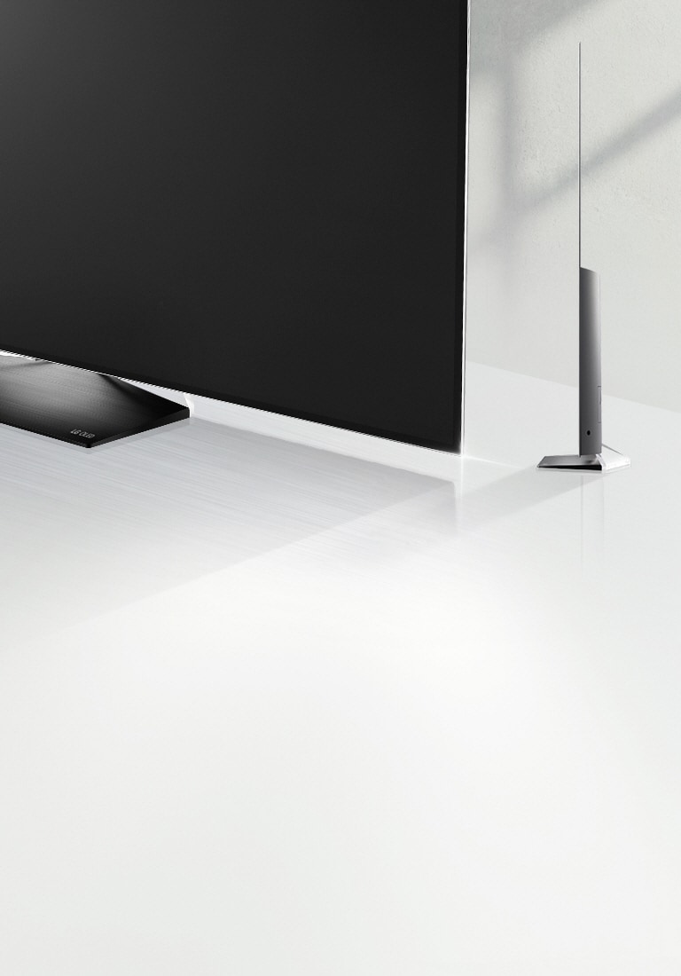 Extreme thinness to blend<br>with any home décor2