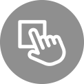 webOS's home screen and the cursor clicks on the Game Quick Card and then the Sports Quick Card, both of which lead to screens with related content.