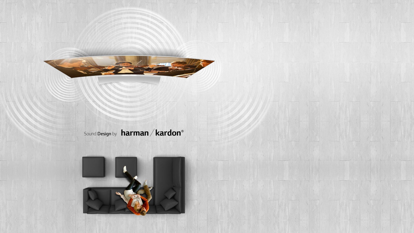 Звук, спроектированный Harman / Kardon ™ 1