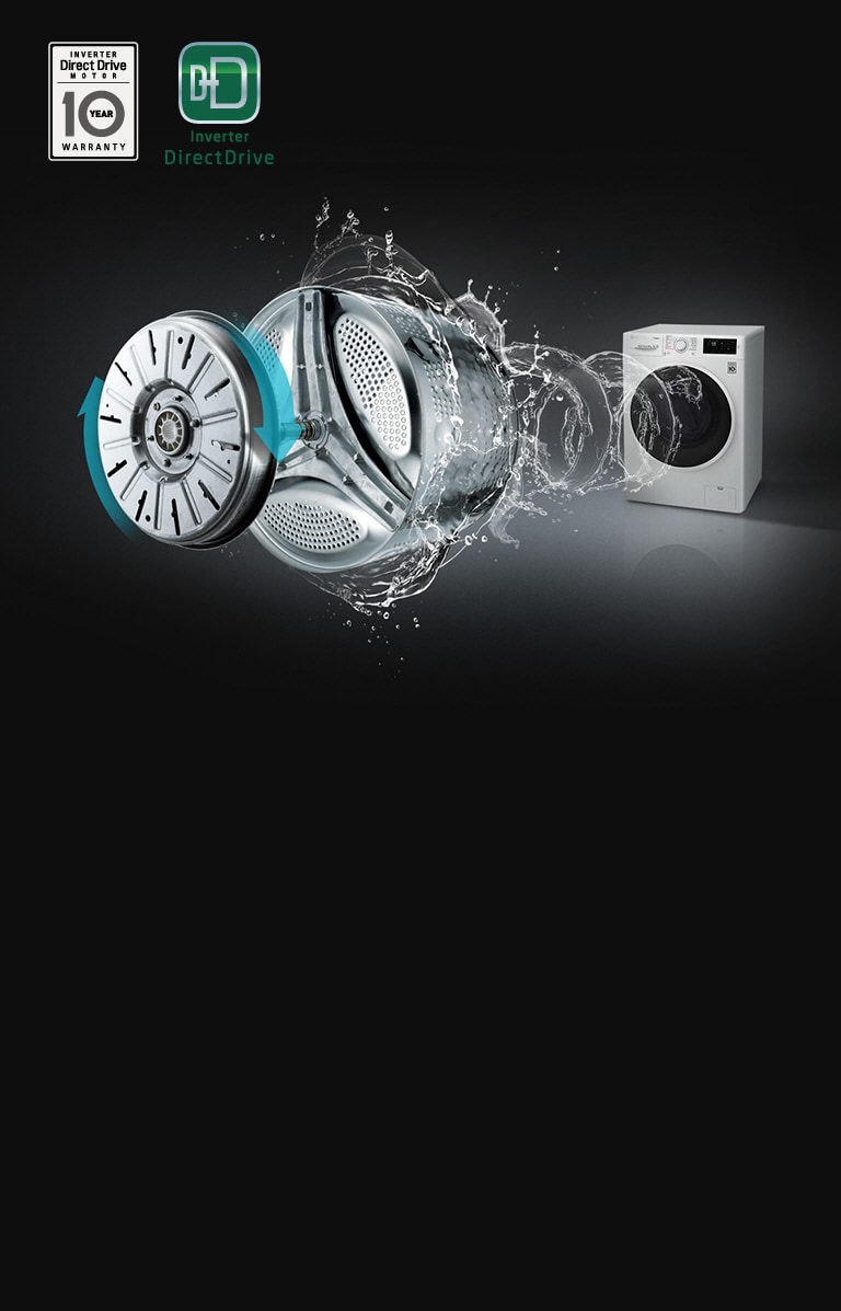 LG 6KG Front Load Wash Only Washing Machine F2J5NNP7S