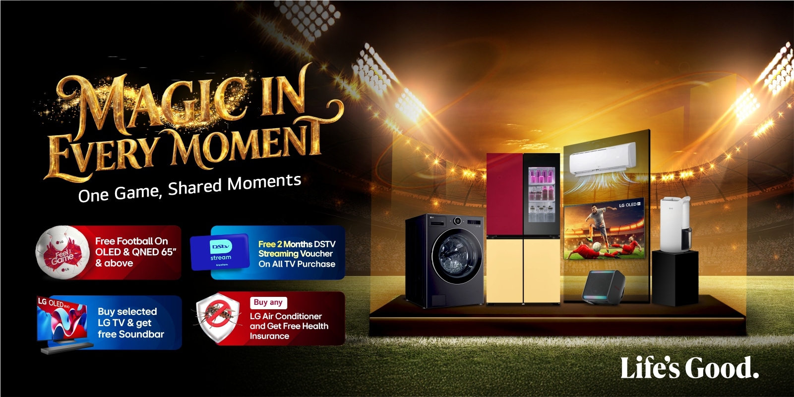 Buy any of these products and get FREE shopping voucher, up to 10% of the product value.