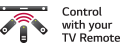 Control with your TV Remote