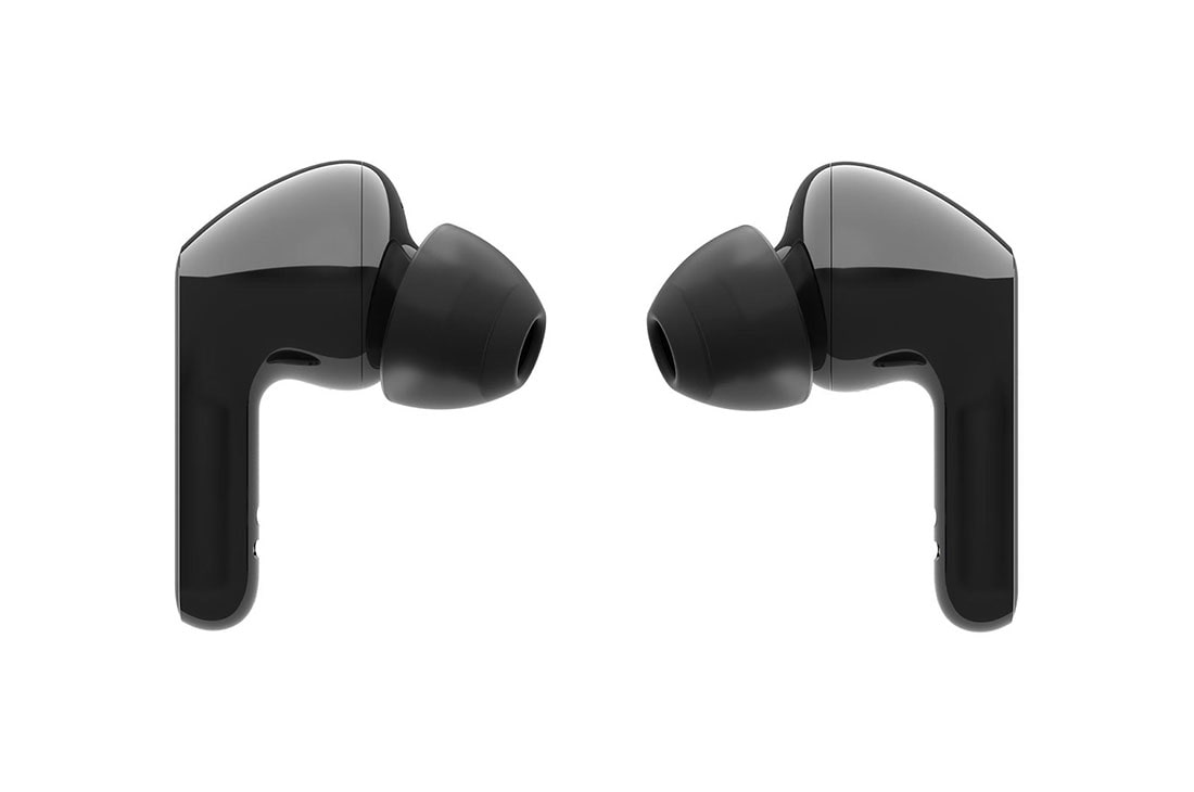 LG TONE Free HBS-FN6 Bluetooth® Wireless Stereo Earbuds with UVnano Charging Case and Meridian Audio, A front view of two earbuds' tips facing each other, HBS-FN6, thumbnail 8