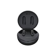 LG TONE Free FP5 - Enhanced Active Noise Cancelling True Wireless Bluetooth Earbuds, A front view of cradle opened up and earbuds are floating., TONE-FP5, thumbnail 5
