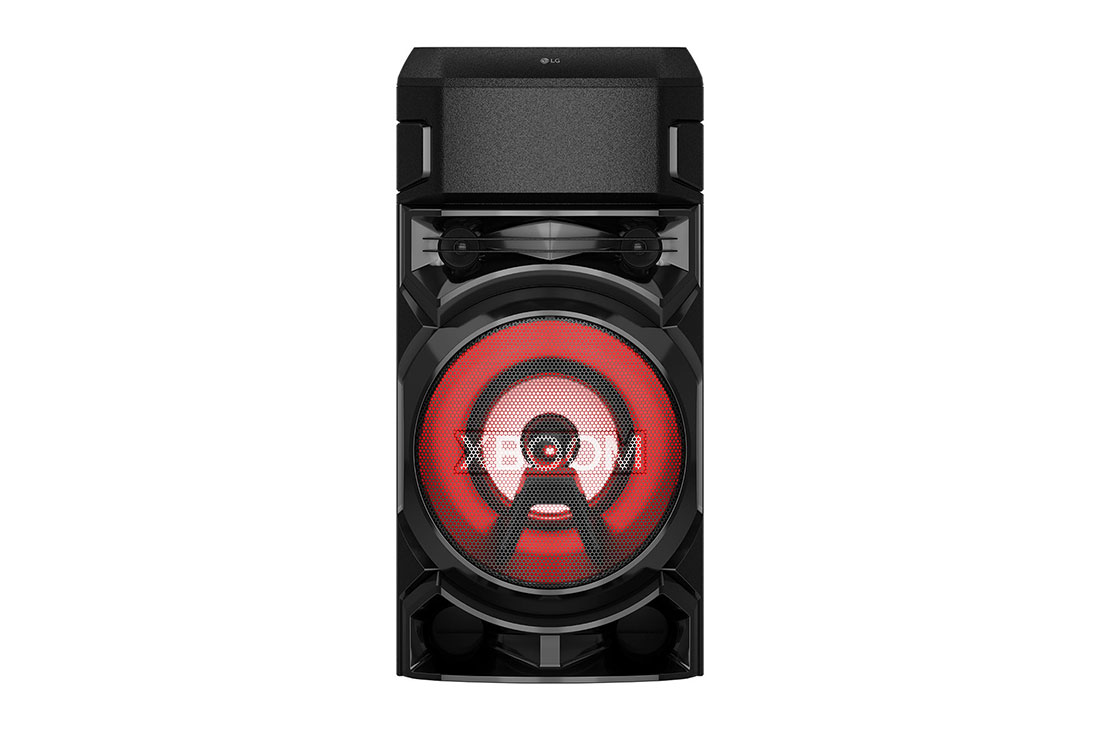 LG XBOOM RN5, Tweeter 2''x2, Woofer 8'', Super Bass Boost, Bass Blast, Party Strobe, DJ App & DJ Pad, Karaoke Star & Vocal Sound control, Guitar Input, left 30 degree view, RN5, thumbnail 7
