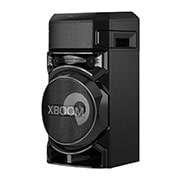LG XBOOM RN5, Tweeter 2''x2, Woofer 8'', Super Bass Boost, Bass Blast, Party Strobe, DJ App & DJ Pad, Karaoke Star & Vocal Sound control, Guitar Input, front view with blue lighting, RN5, thumbnail 3