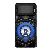LG XBOOM RN5, Tweeter 2''x2, Woofer 8'', Super Bass Boost, Bass Blast, Party Strobe, DJ App & DJ Pad, Karaoke Star & Vocal Sound control, Guitar Input, top -30 degree  view, RN5, thumbnail 8