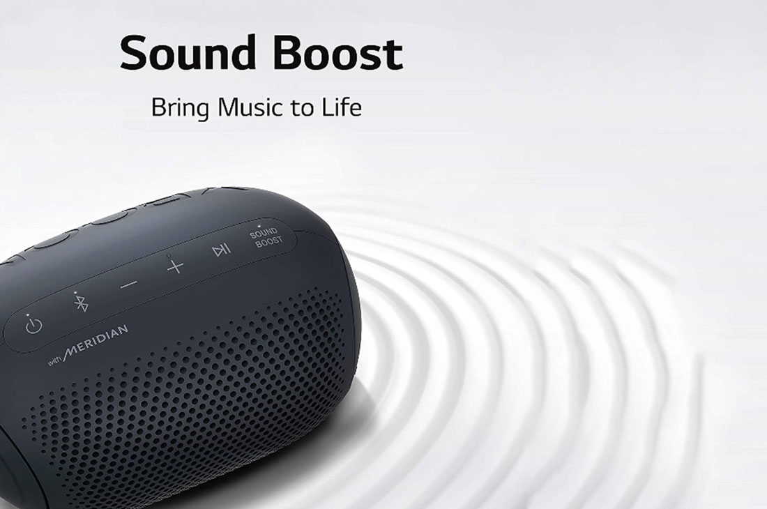 LG XBOOM Go PL2 Portable Wireless Bluetooth Speaker, IPX5 Water-Resistant Compact Wireless Party Speaker with up to 10 Hours playback, Black, PL2, PL2, thumbnail 3