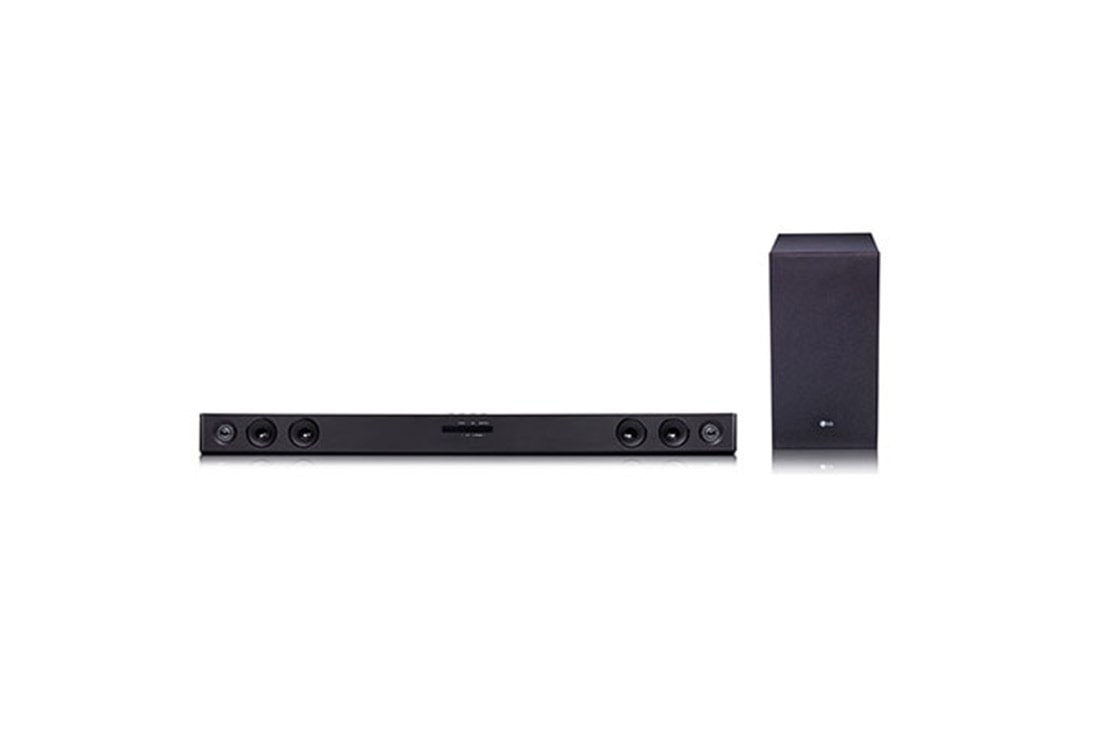 LG SJ3 300W Sound Bar, 2.1 Ch with Dolby Audio and DTS Digital Surround, SJ3