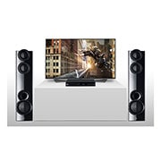 LG 1000W4.2CH HOME THEATRE SYSTEM, DUAL SUBWOOFER, AUX IN, USB DIRECT RECORDING, LHD675BG, thumbnail 2