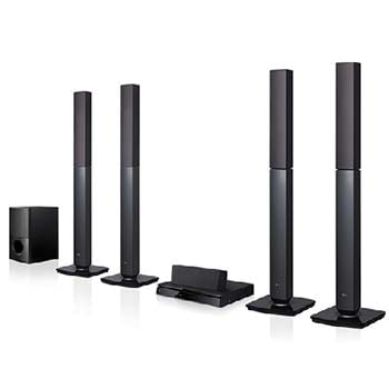 1000W 5.1CH HOME THEATRE SYSTEM , JERSEY SPEAKER, 4 TALLBOY, FRONT FIRING SUBWOOFER1