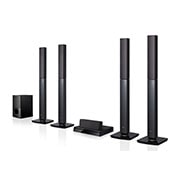 LG 1000W 5.1CH HOME THEATRE SYSTEM , JERSEY SPEAKER, 4 TALLBOY, FRONT FIRING SUBWOOFER, LHD655BT, thumbnail 1