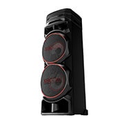 LG XBOOM RNC9 PARTY SPEAKER - MULTI BLUETOOTH, POWERFUL BASS, MIC AND GUITAR INPUT, Left bottom perspective view, RNC9, thumbnail 9