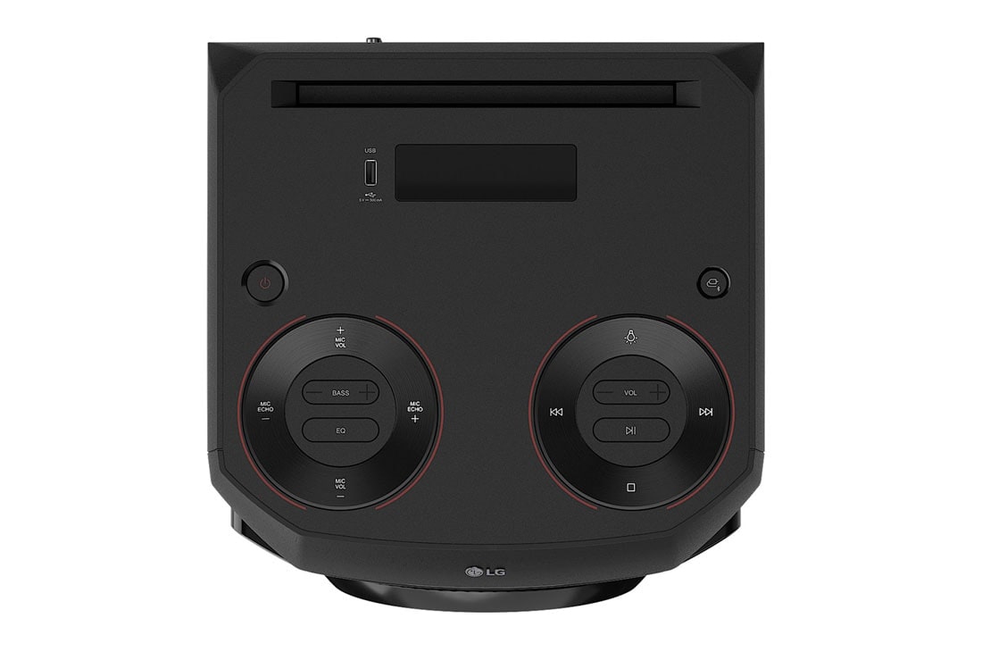 LG XBOOM XL2S PARTY SPEAKER - POWERFUL BASS, MIC AND GUITAR INPUT, Top View, XL2S, thumbnail 8