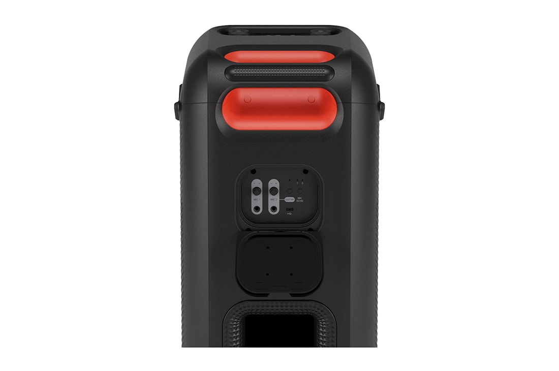 LG XBOOM PARTY SPEAKER XL9T PARTY SPEAKER - TELESCOPIC HANDLE & WHEELS, BLUETOOTH, IPX4, SOUND BOOST, Close up of a control panel., XL9T, thumbnail 11