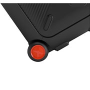 LG XBOOM PARTY SPEAKER XL9T PARTY SPEAKER - TELESCOPIC HANDLE & WHEELS, BLUETOOTH, IPX4, SOUND BOOST, Close up of a wheel., XL9T, thumbnail 10