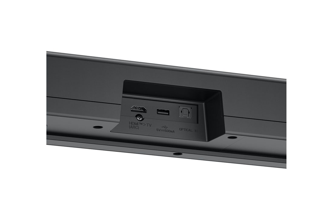 LG Soundbar for TV 2.1 channel S40T, Angled view of LG Soundbar S40T's back, S40T, thumbnail 7