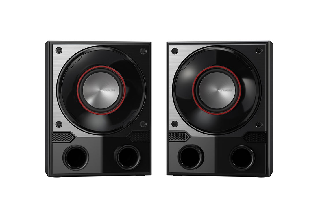 LG ﻿LG MR11 2300W, 4.2Ch AV Receiver System, Front view of rear speakers, MR11, thumbnail 4