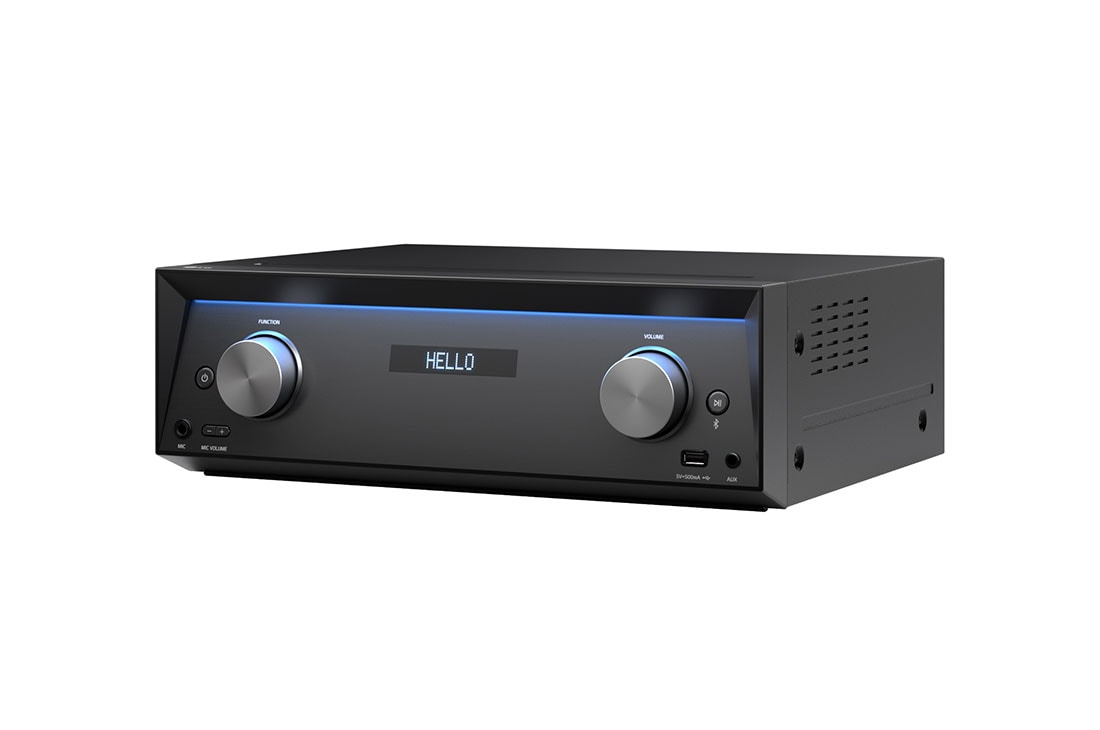 LG ﻿LG MR11 2300W, 4.2Ch AV Receiver System, 45 degree diagonal view of multimedia receiver, MR11, thumbnail 6