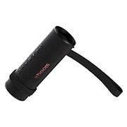 LG xboom Grab | Bluetooth Speaker | xboom Signature Sound by will.i.am for Ultimate Portability, front view from bottom with handle untied, xboom-grab-portable-speaker, thumbnail 14