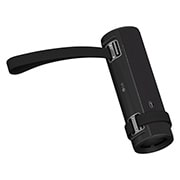 LG xboom Grab | Bluetooth Speaker | xboom Signature Sound by will.i.am for Ultimate Portability, bottom view with handle untied, xboom-grab-portable-speaker, thumbnail 15