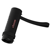 LG xboom Grab | Bluetooth Speaker | xboom Signature Sound by will.i.am for Ultimate Portability, semi-vertical front view with handle untied, xboom-grab-portable-speaker, thumbnail 16