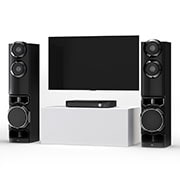 LG MR9 | Dual tower speaker system with 1250W sound, Front environmental shot, MR9, thumbnail 6