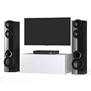 LG MR7 | Dual tower speaker system with 1000W sound, Front environmental shot, MR7, thumbnail 6