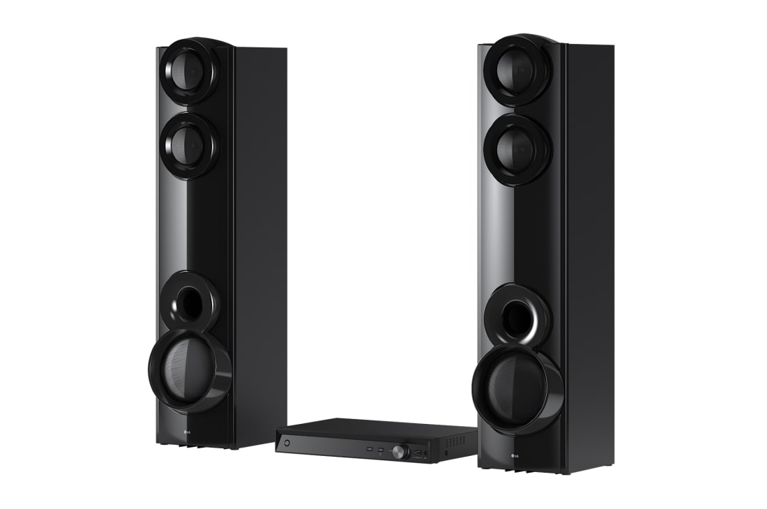 LG MR7 | Dual tower speaker system with 1000W sound, Front 3/4 angle, MR7, thumbnail 2