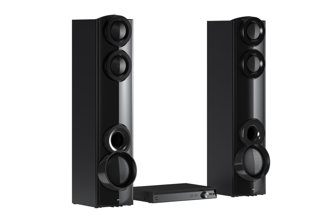 LG MR7 | Dual tower speaker system with 1000W sound, Wide front 3/4 angle, MR7, thumbnail 3