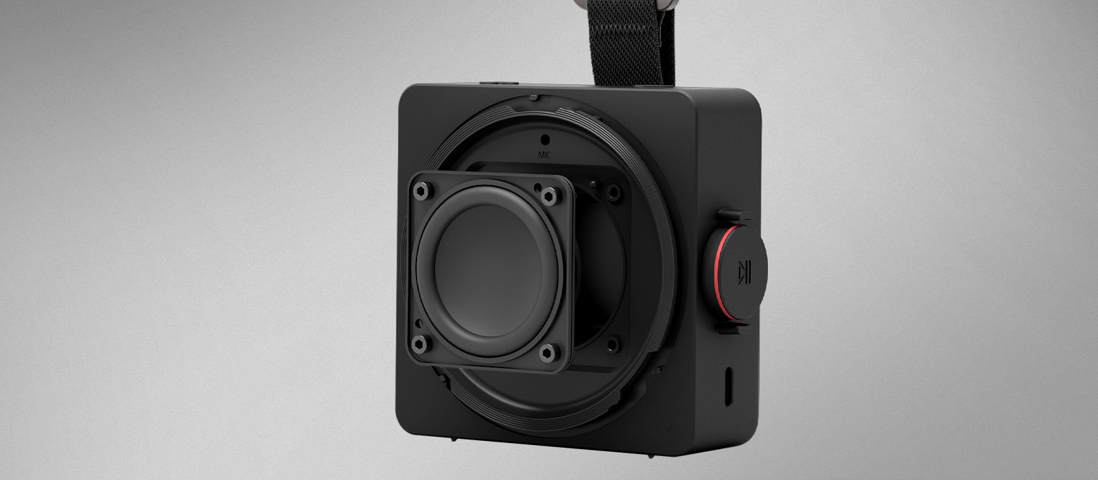 LG xboom mini, a compact and portable bluetooth speaker, delivering powerful audio and a clear sound	