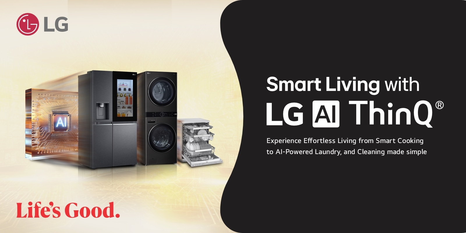 Smart living with LG AI Thinq