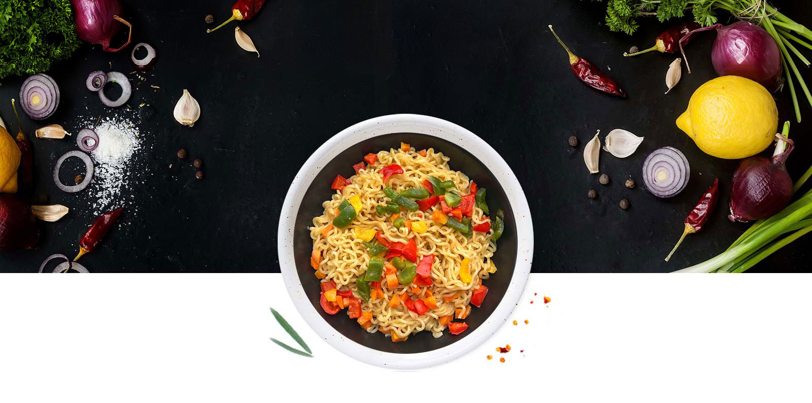 Peppered veggie noodles