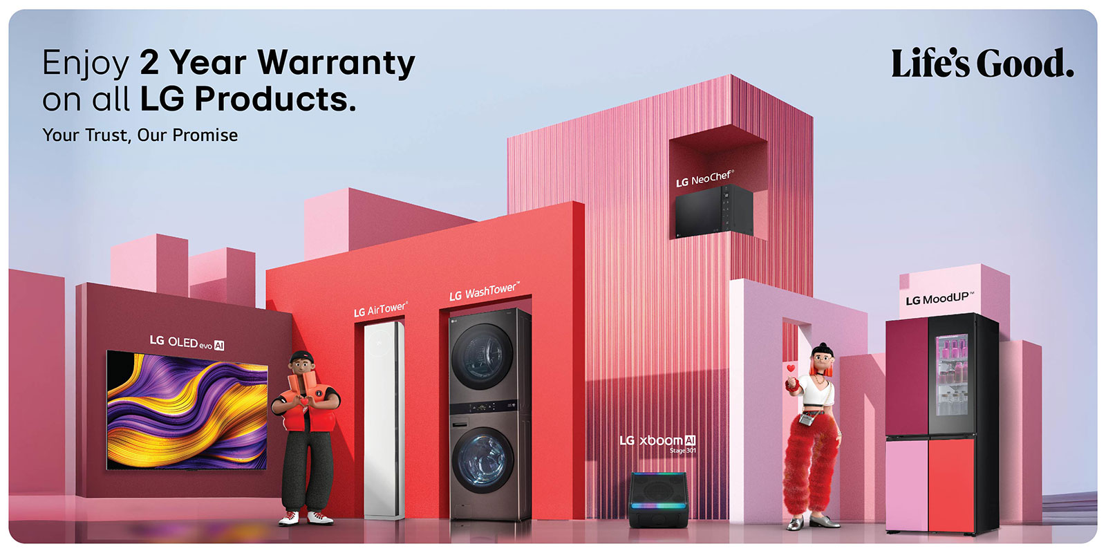 LG ELECTRONICS OFFERS 2 YEARS WARRANTY IN NIGERIA