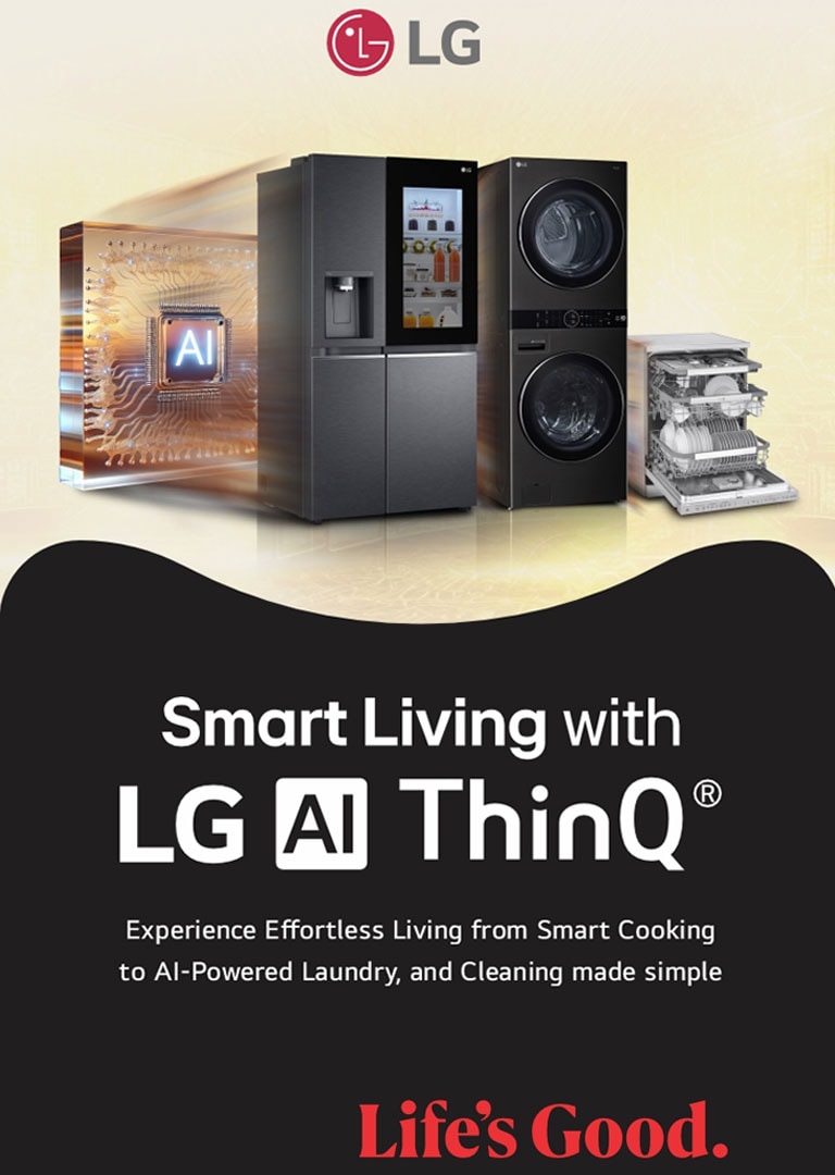 Smart living with LG AI Thinq