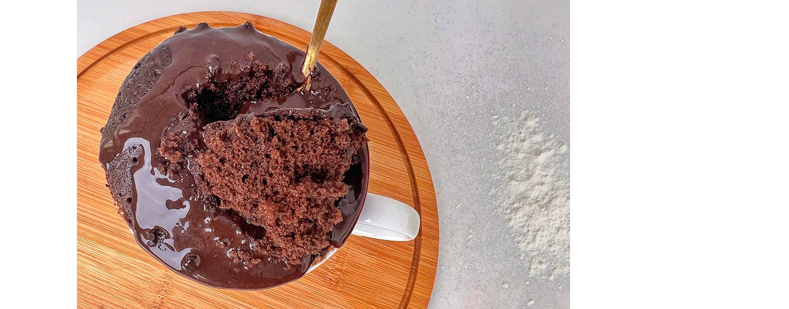 Chocolate mug cake