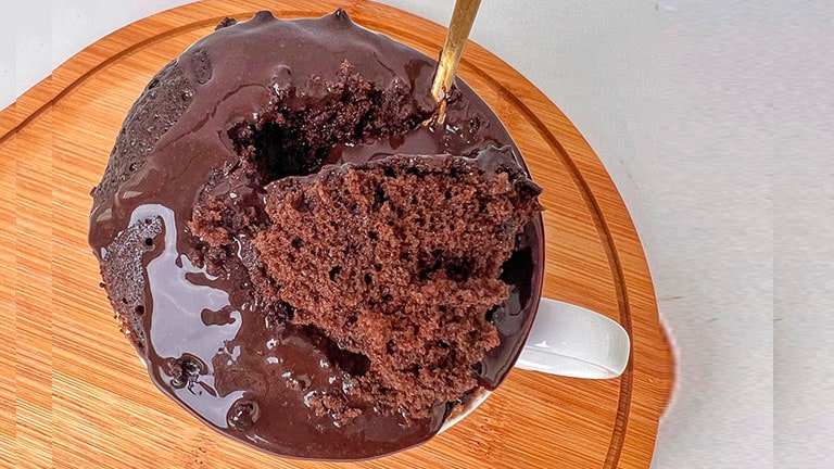 Chocolate mug cake