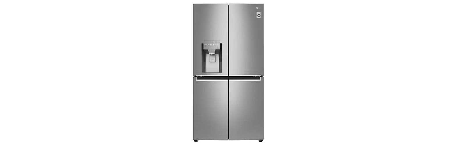 LG UVNano GC-L257SLRL Side by Side Refrigerator, 674(L), Shiny Steel - F