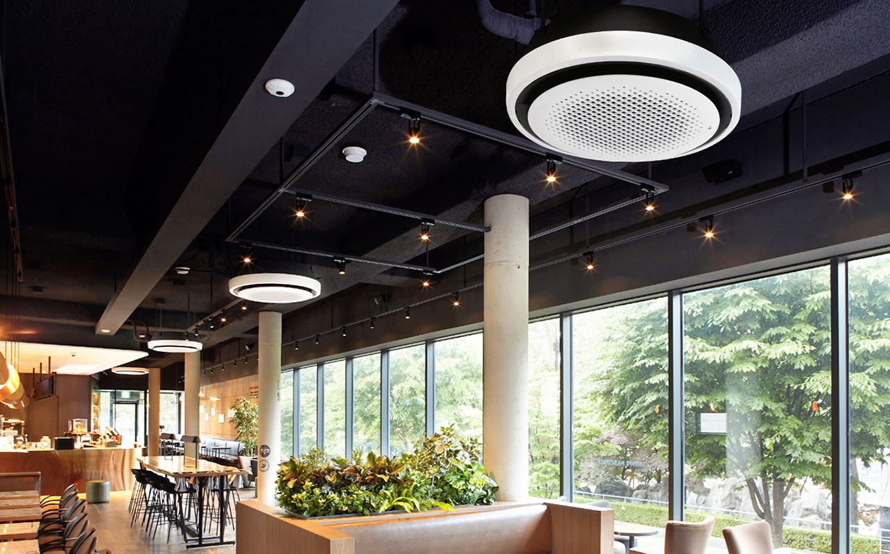 Round Cassette installed in a café