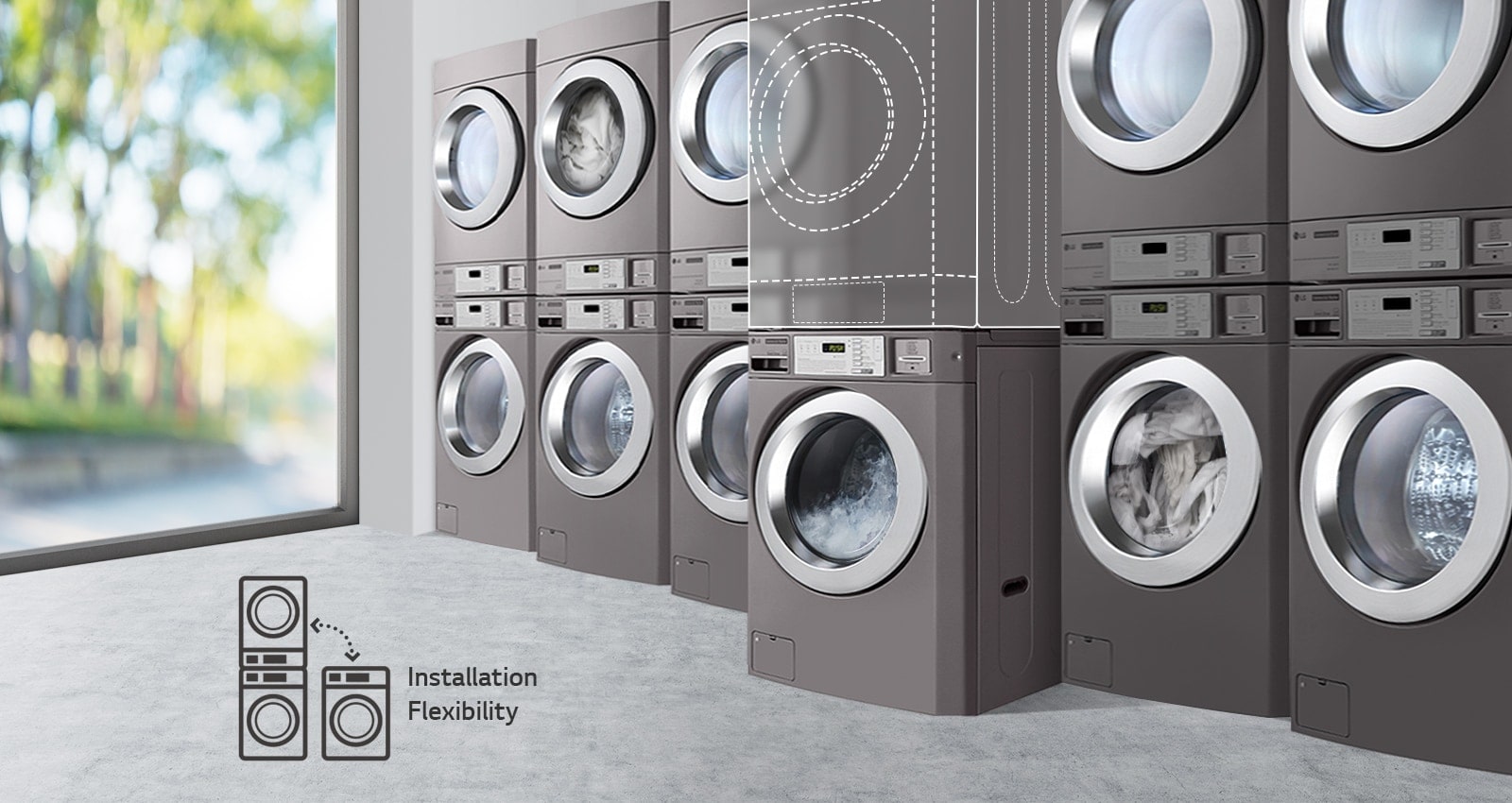 Installation flexible qui s'adapte à votre espace