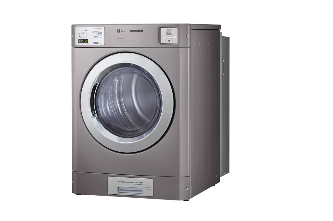 LG 9.0 cu.ft Large Capacity Dryer, +15 degree side view, CDT29MSQPS, thumbnail 5