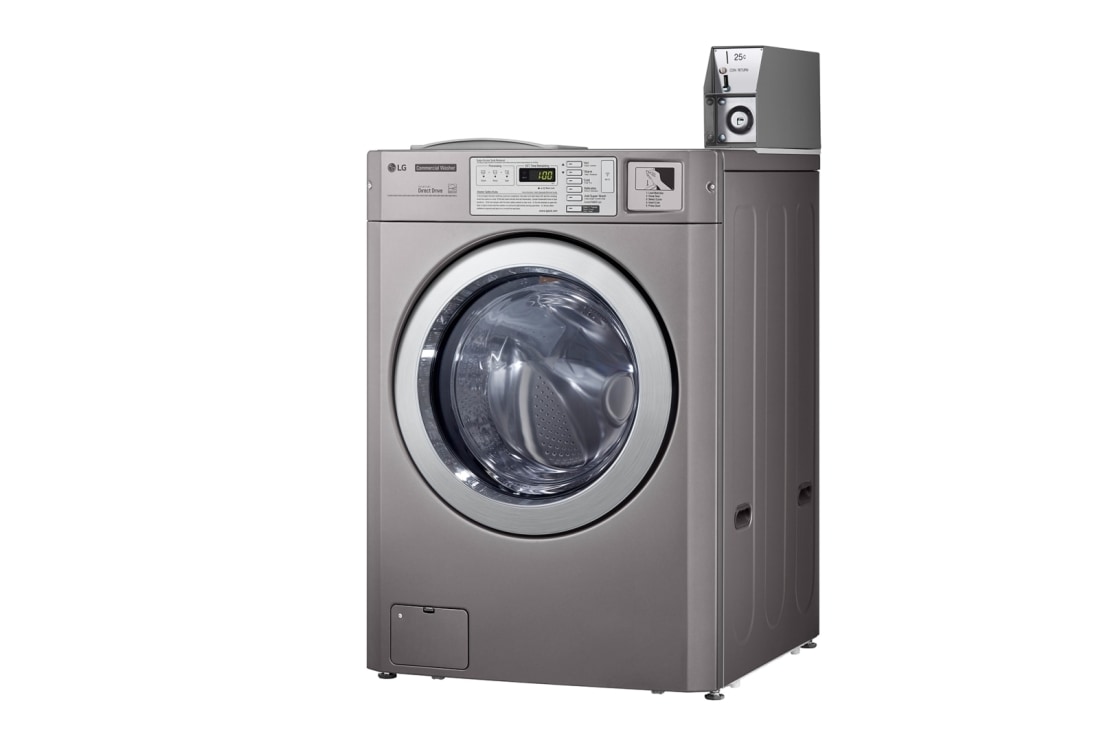 LG 3.7 cu.ft Standard Capacity Frontload Washer, +15 degree side view, fh069fdfs, thumbnail 3
