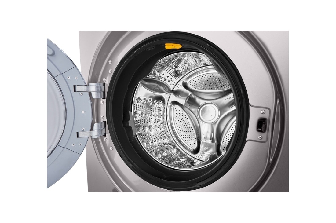 LG 5.2 cu.ft Large Capacity Frontload Washer, Washer drum view, FH0C7FD4MS, thumbnail 11