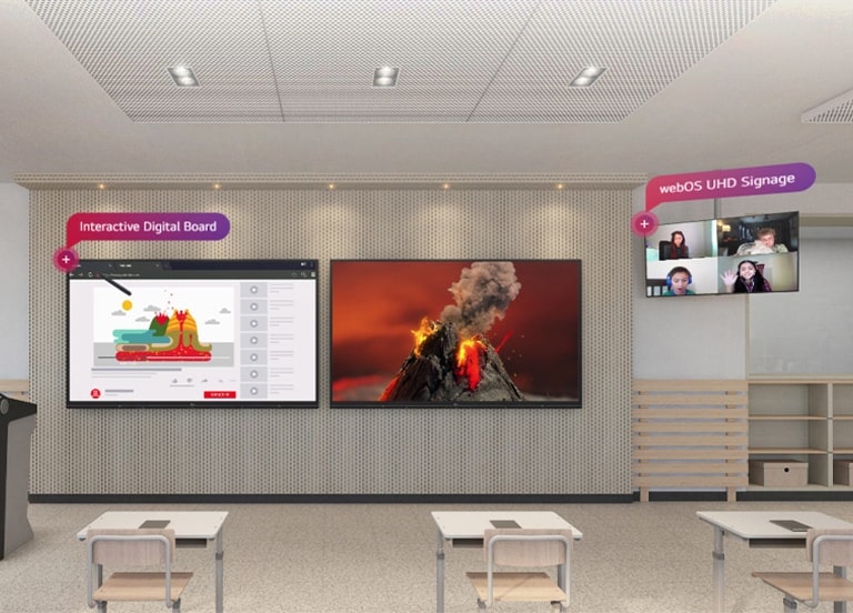 Explore more showroom at<br>LG Digital Connect