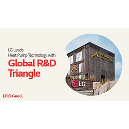LG Heat Pump with Global R&D