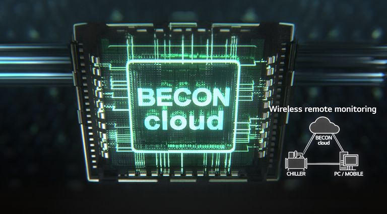 LG’s BECON Cloud Remote Control provides wireless remote monitoring and seamless firmware upgrades via the AI engine. Also, LG’s AI technology enables machine learning to predict and prevent surge occurrences, ensuring stable and reliable operation.