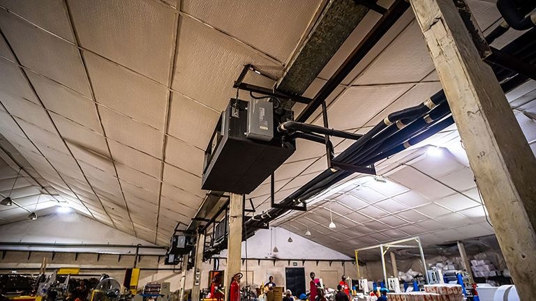 Solving heat issues in factory